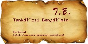 Tankóczi Benjámin névjegykártya
